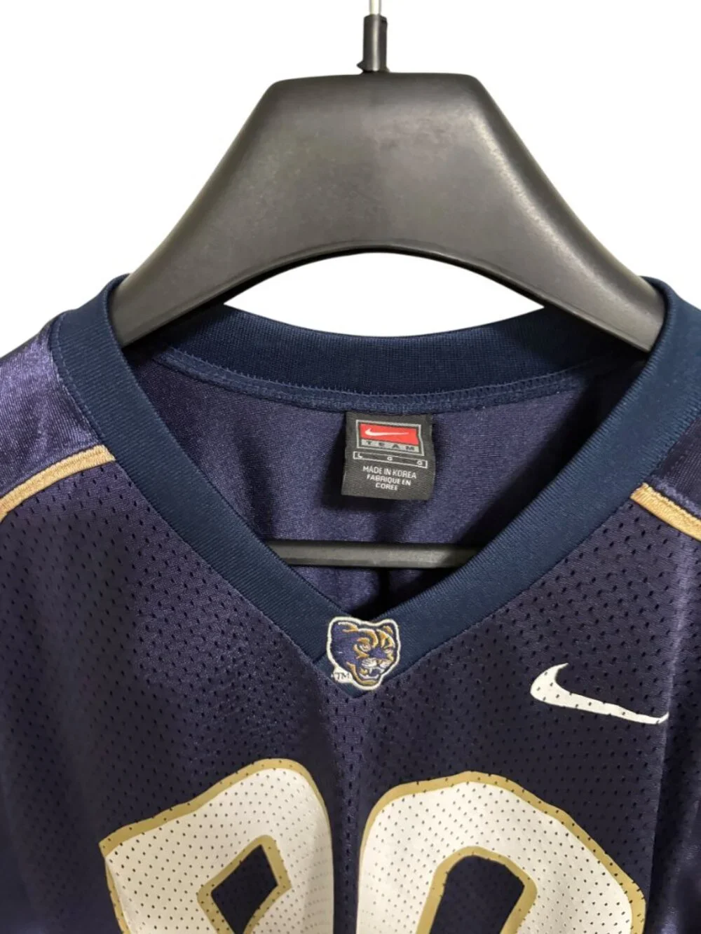 Nike Pittsburgh Panthers Football Jersey #20 Size Large Navy Blue